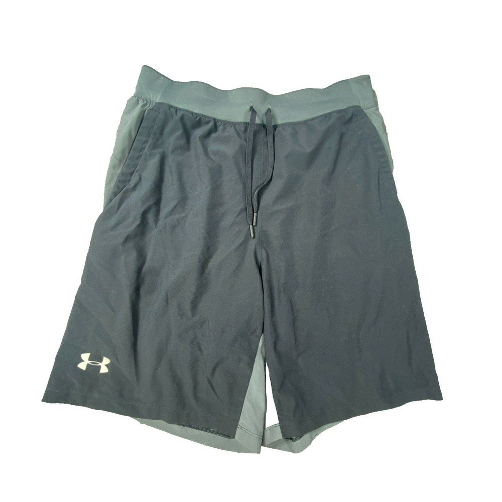 Under Armour Shorts Mens Medium Black Athletic Gym Training HeatGear Performance